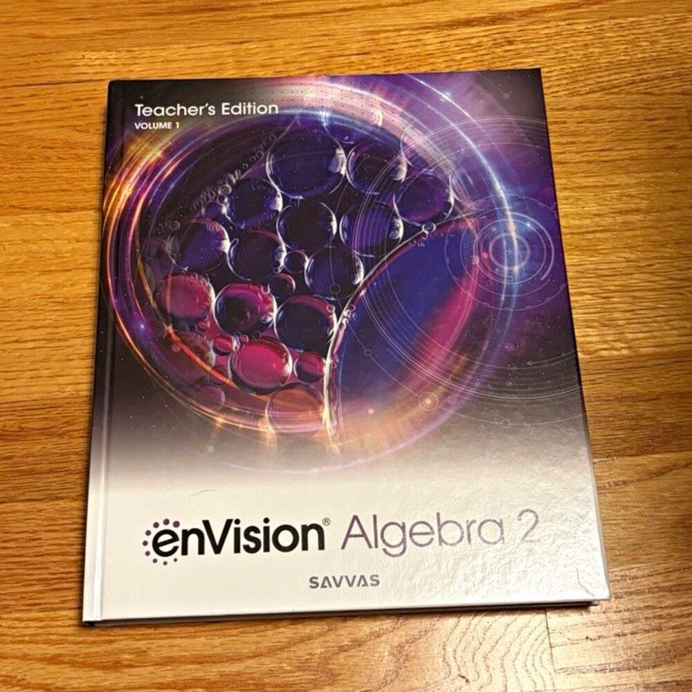 Savvas enVision Algebra 2 Teacher's Edition Vol 1 Hardcover 9781418402028